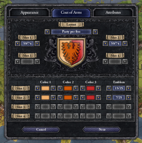 ck2 coat of arms editor expansion